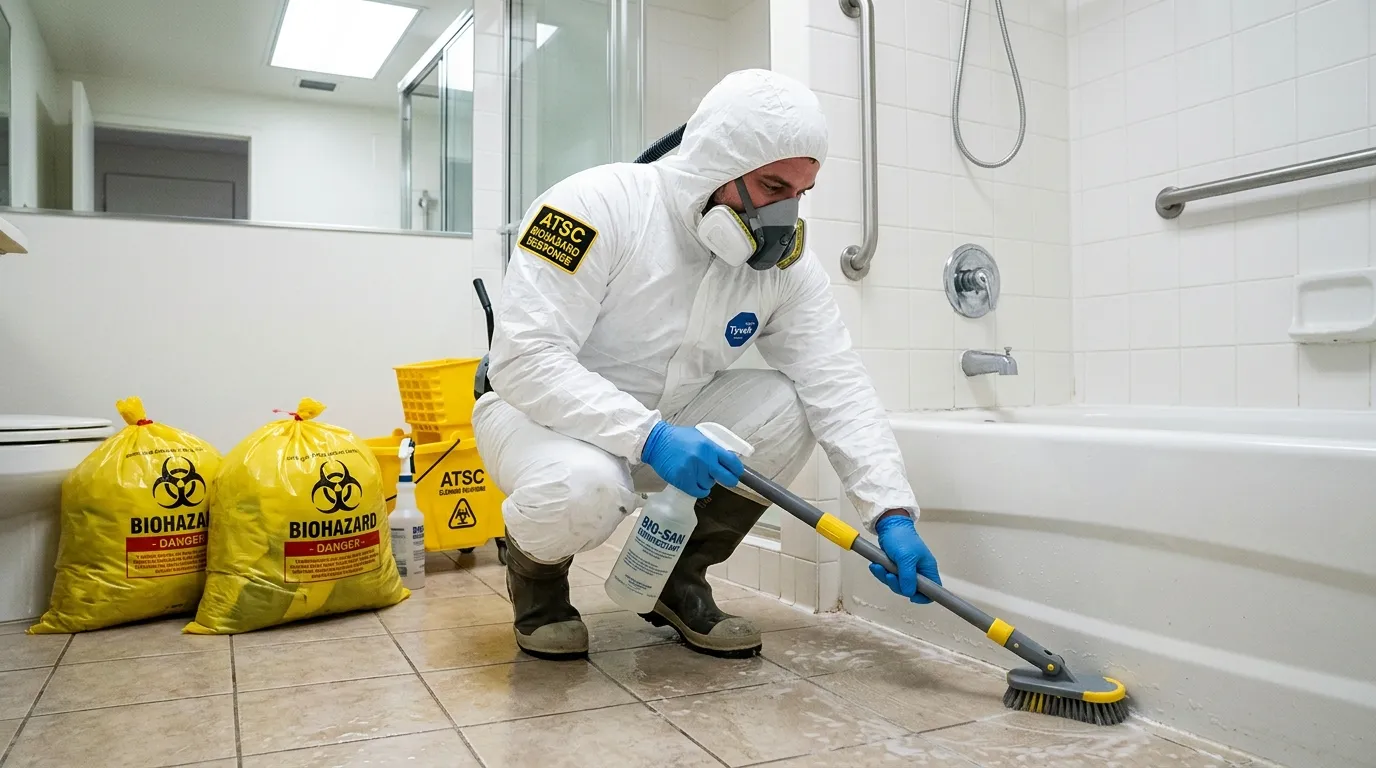 Decontamination equipment deployed for Blood Cleanup in Granite Shoals